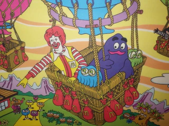 80’S★McDonald's★壁掛け★ポスター★42★ビンテージ★マクドナルド