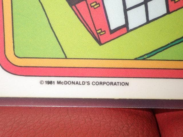 80’S★McDonald's★壁掛け★ポスター★42★ビンテージ★マクドナルド