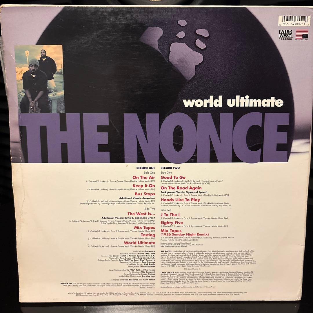 THE NONCE world ultimate 2LP レコード