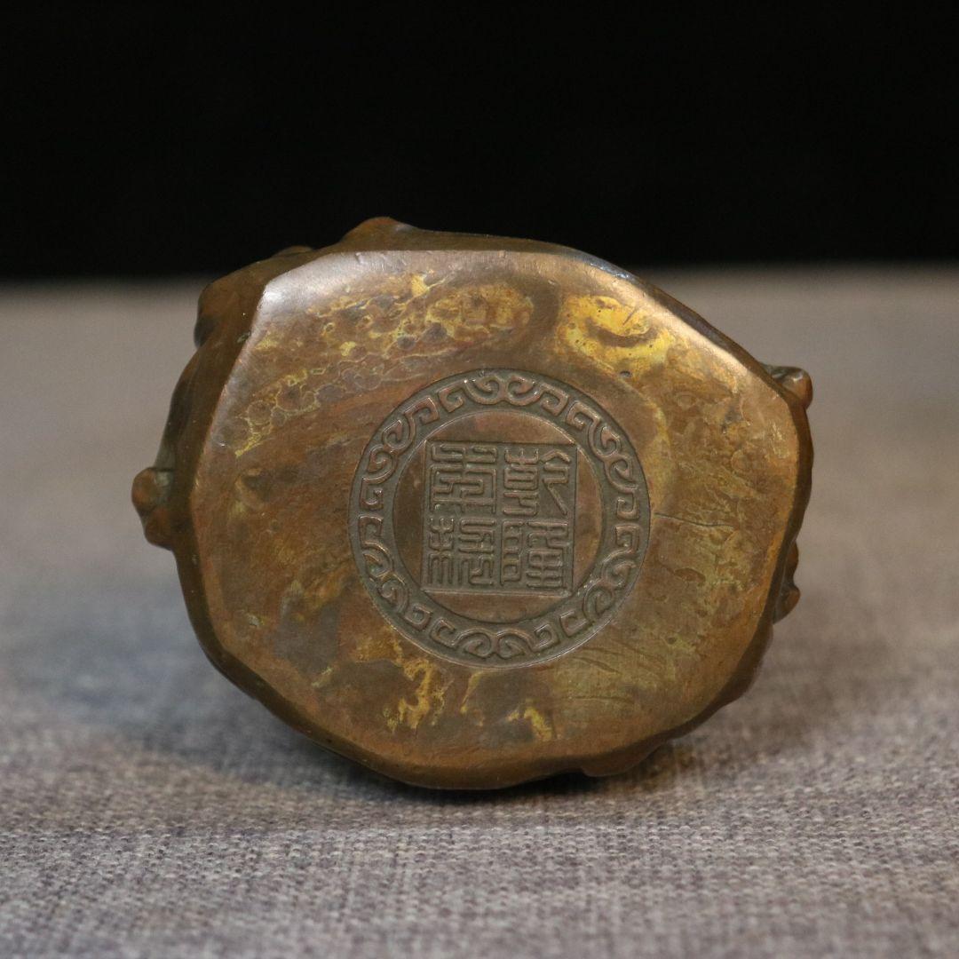 銅器 銅像 武財神 関羽 関二爺仏像 置物 開運 風水 招財 工芸品
