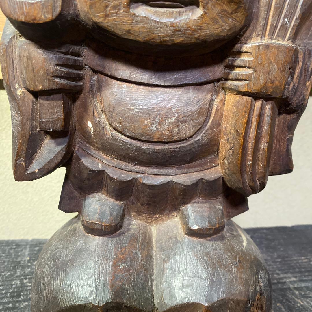 木彫正人作大黒天31cm17cm12cm
