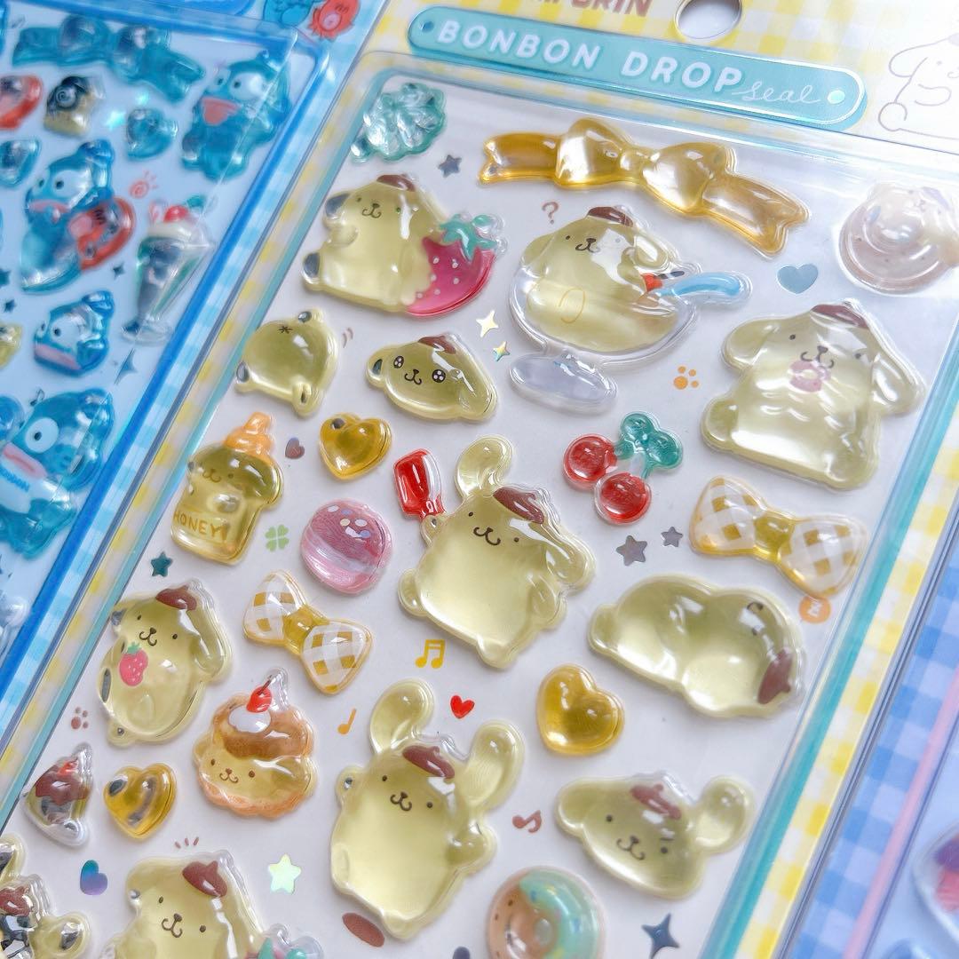【国内正規品】ボンボンドロップシール サンリオ 第2弾　コンプリート 全8種