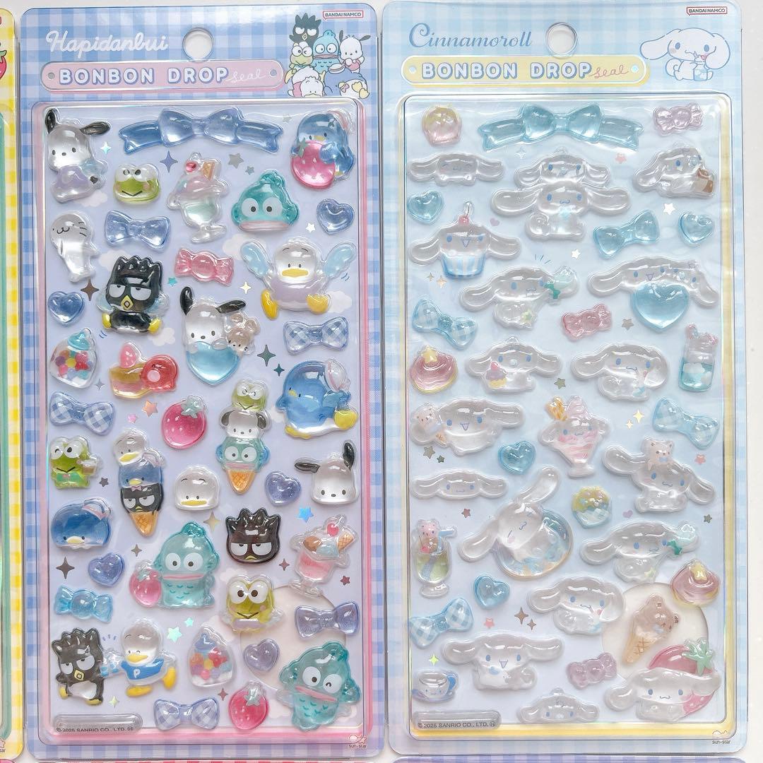 【国内正規品】ボンボンドロップシール サンリオ 第2弾　コンプリート 全8種