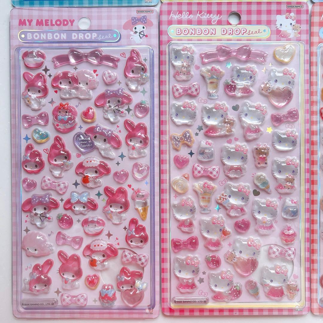 【国内正規品】ボンボンドロップシール サンリオ 第2弾　コンプリート 全8種