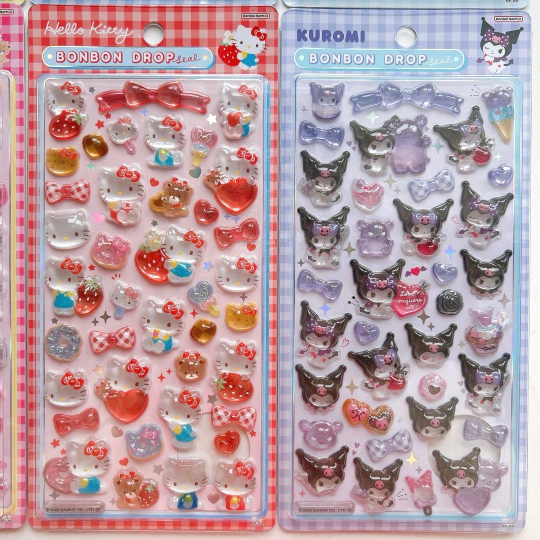 【国内正規品】ボンボンドロップシール サンリオ 第2弾　コンプリート 全8種