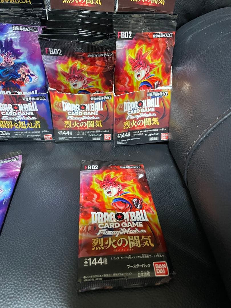 ドラゴンボール フュージョンワールド 未開封　限界 28 烈火 55 覚醒　64