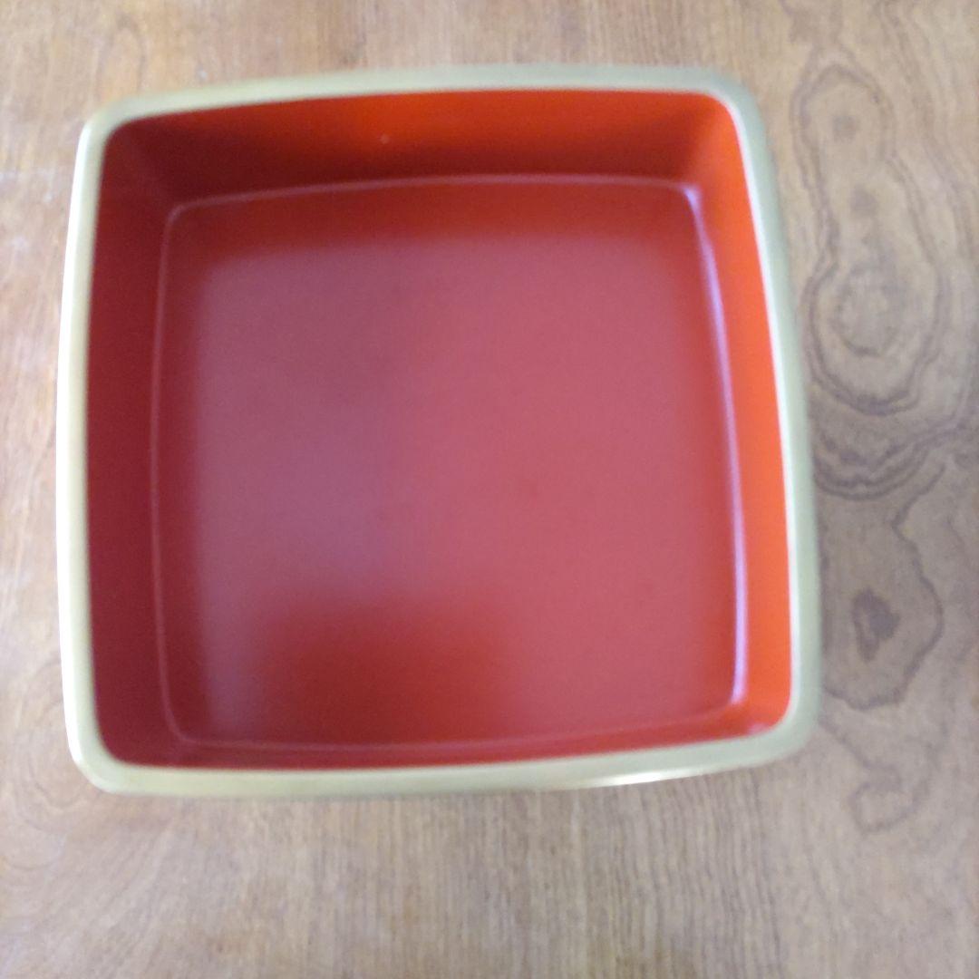 漆器 輪島塗重箱 4段 木箱付