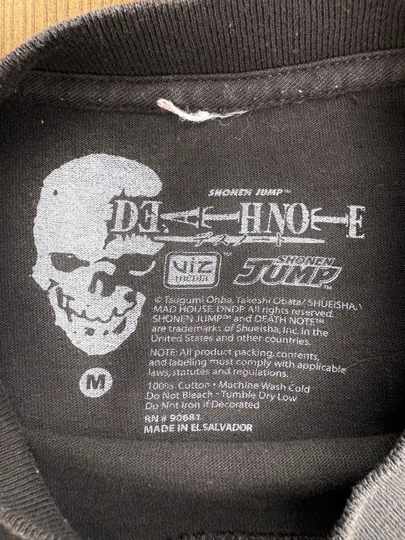 【Special！】DEATH NOTE Tシャツ 大判プリント