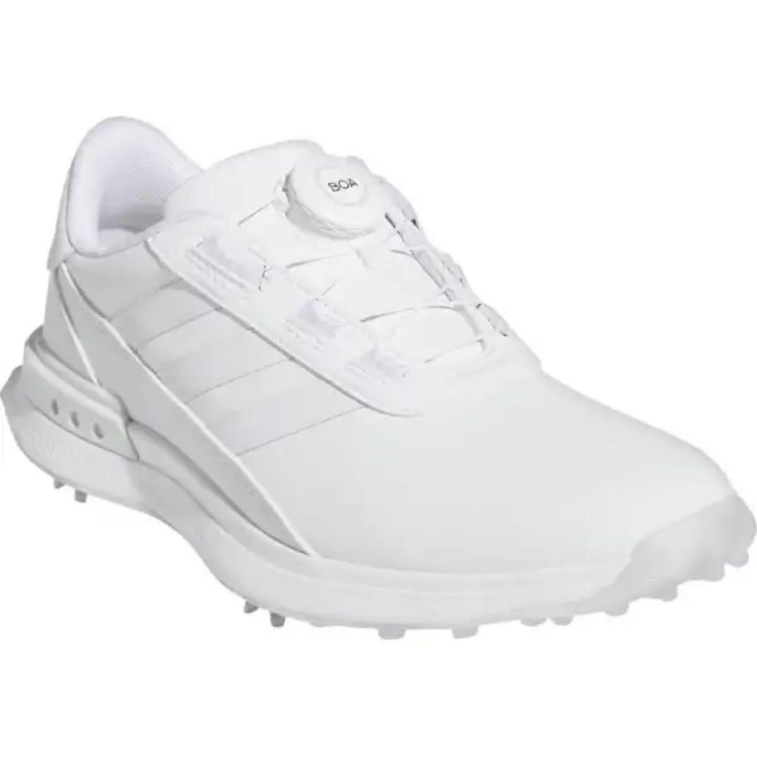 【値下げ】adidas ゴルフ　スパイク　24cmホワイト