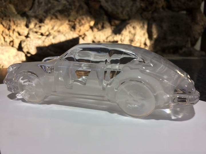 「趣味のコーナー」クリスタルガラス、ポルシェ911 美品