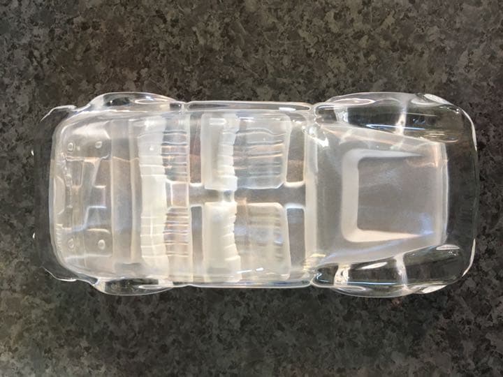 「趣味のコーナー」クリスタルガラス、ポルシェ911 美品