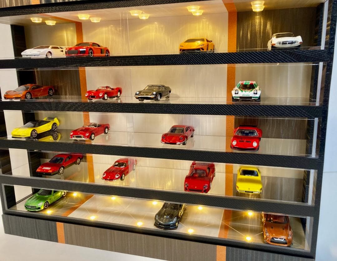 1/64展示50台！可・スタッコライン＆・5層式ディスプレーBOX/ネオジオラマ