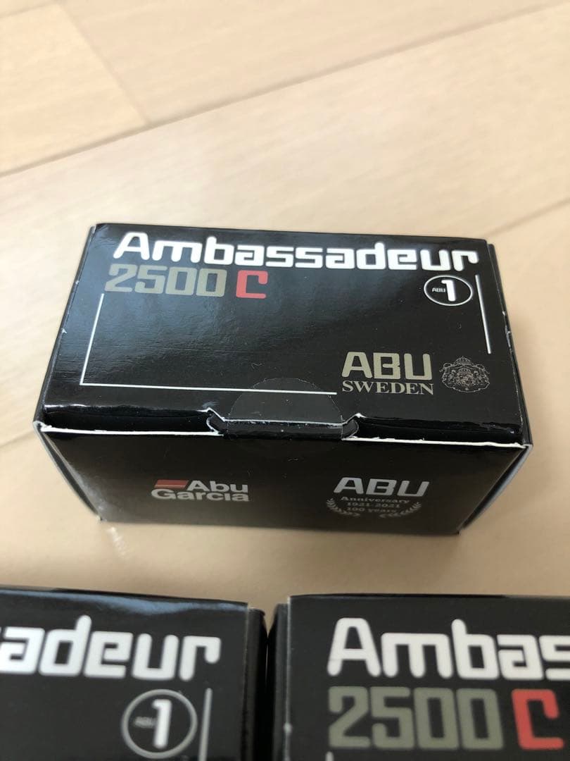 非売品 アブガルシア 100周年 アンバサダー ミニチュア リール 5色セット