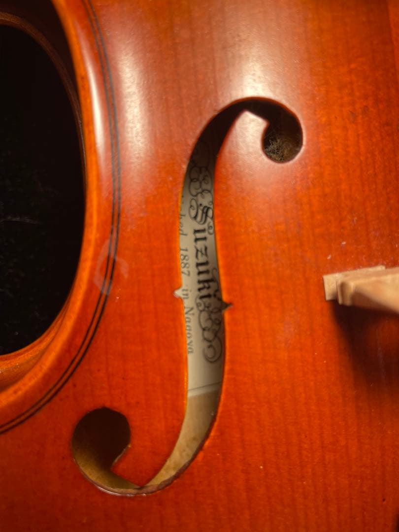 極美品　スズキバイオリン NO.300 1/2サイズ 弓 ケース 付き