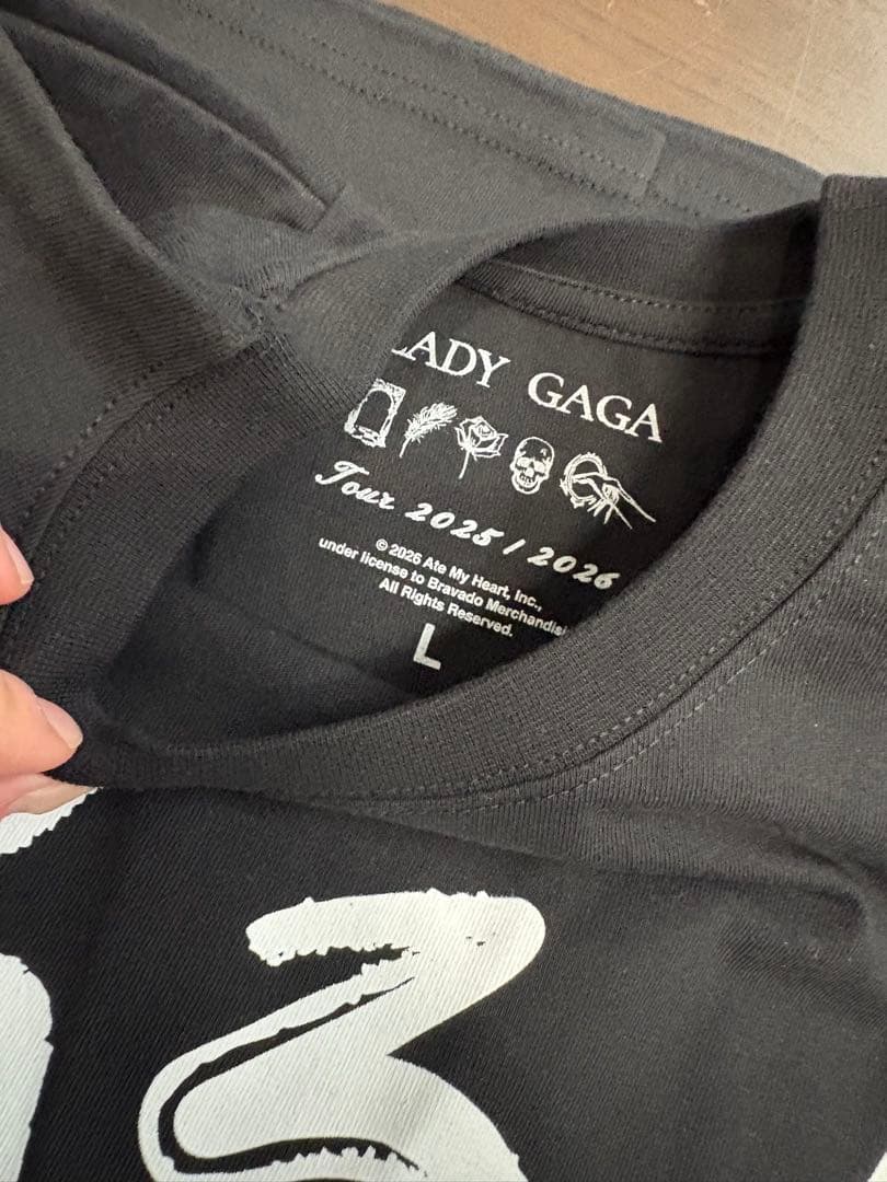 Lサイズ　LADY GAGA レディー・ガガ Tシャツ 踊るか死ぬか