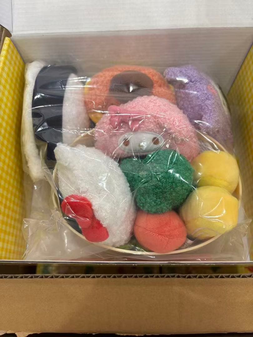 サンリオ ぬいぐるみおままごとセット おにぎり マイメロ　おべんとう　4セット