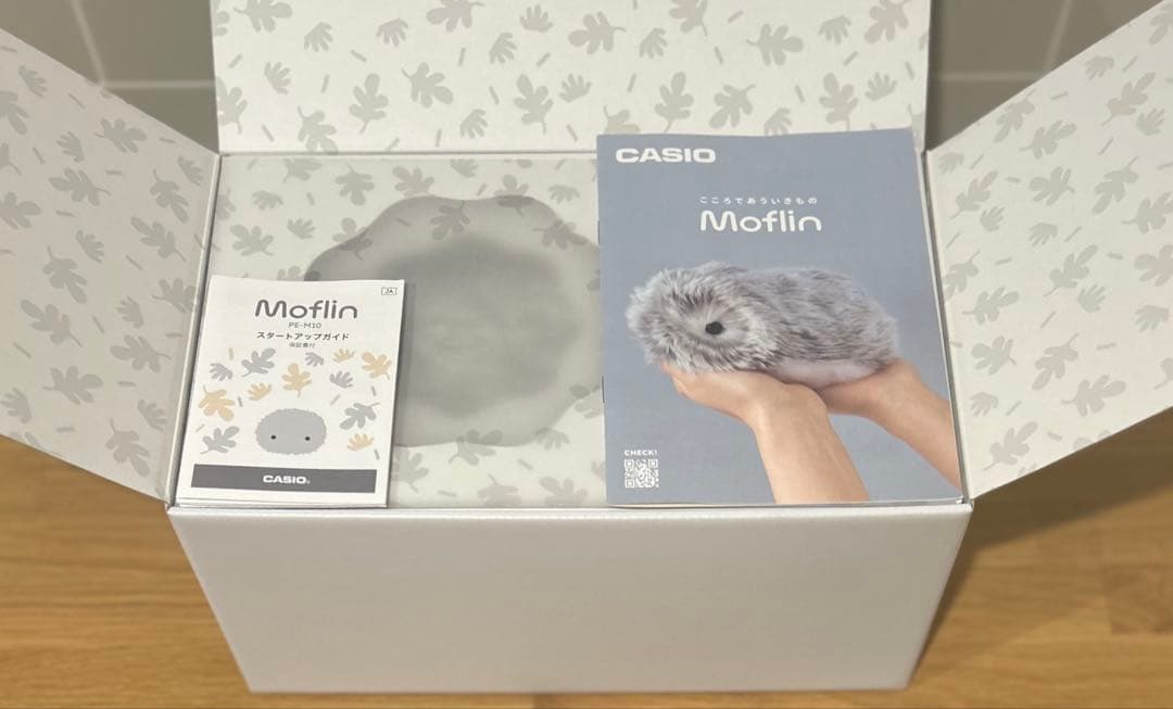 CASIO Moflin モフリン AIペット　 シルバー　【美品】