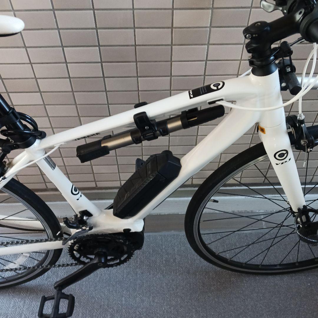 YAMAHA YPJ C 電動アシスト付きホワイトクロスバイク