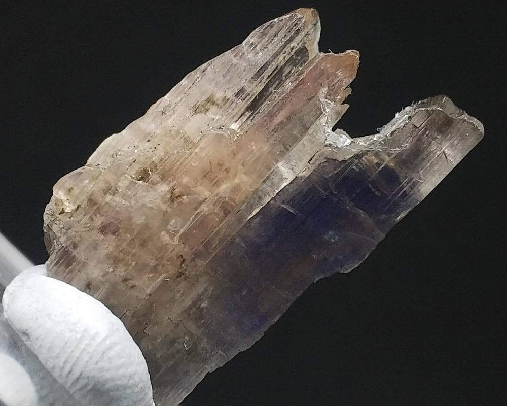 524 非加熱 ファンシーカラー バイカラー タンザナイト ゾイサイト