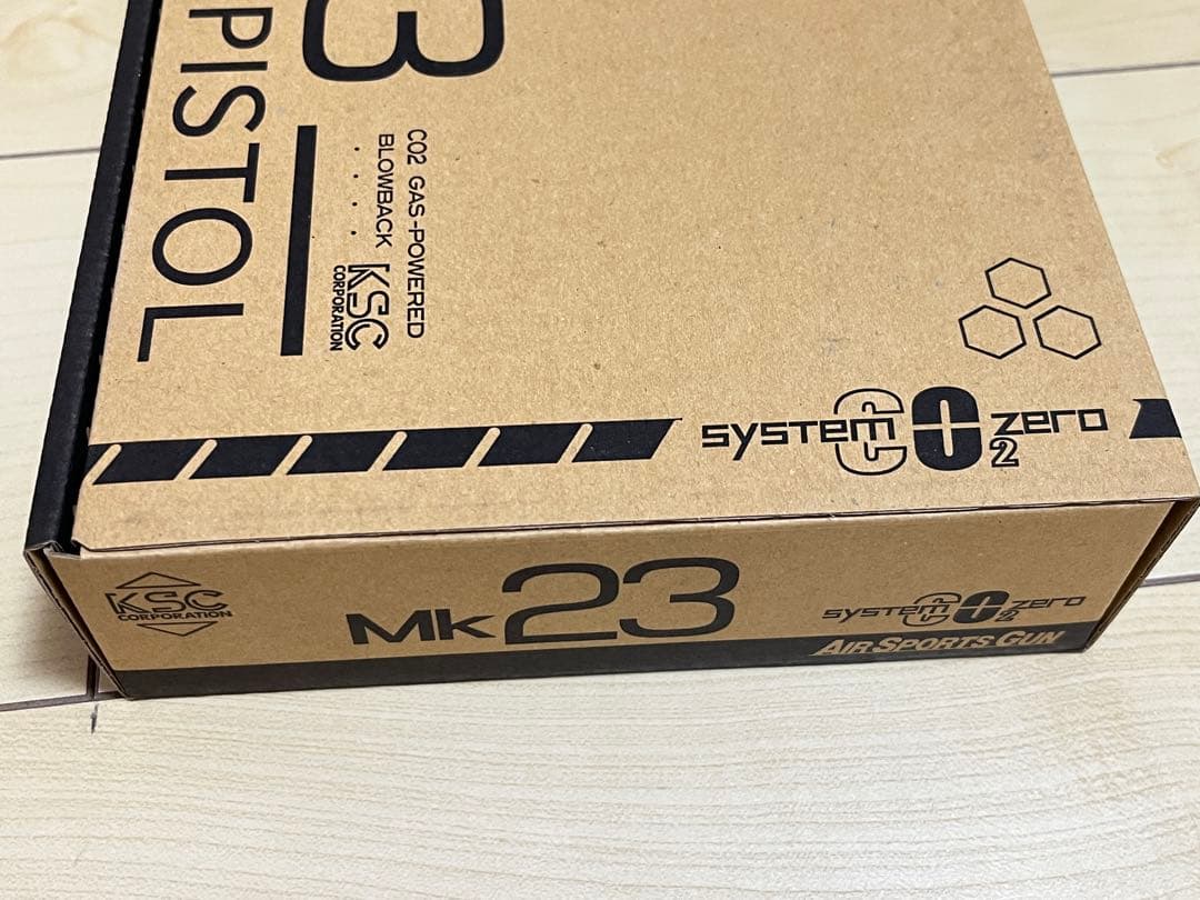[未開封] KSC MK23ソーコムピストル Co2 タンカラーABS