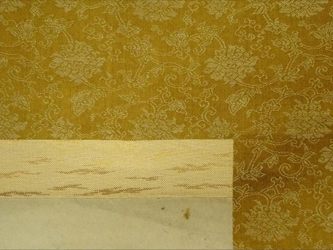 【模写】大幅掛軸 仇英『笛持美人図』中国画 紙本 肉筆 掛け軸 a010914