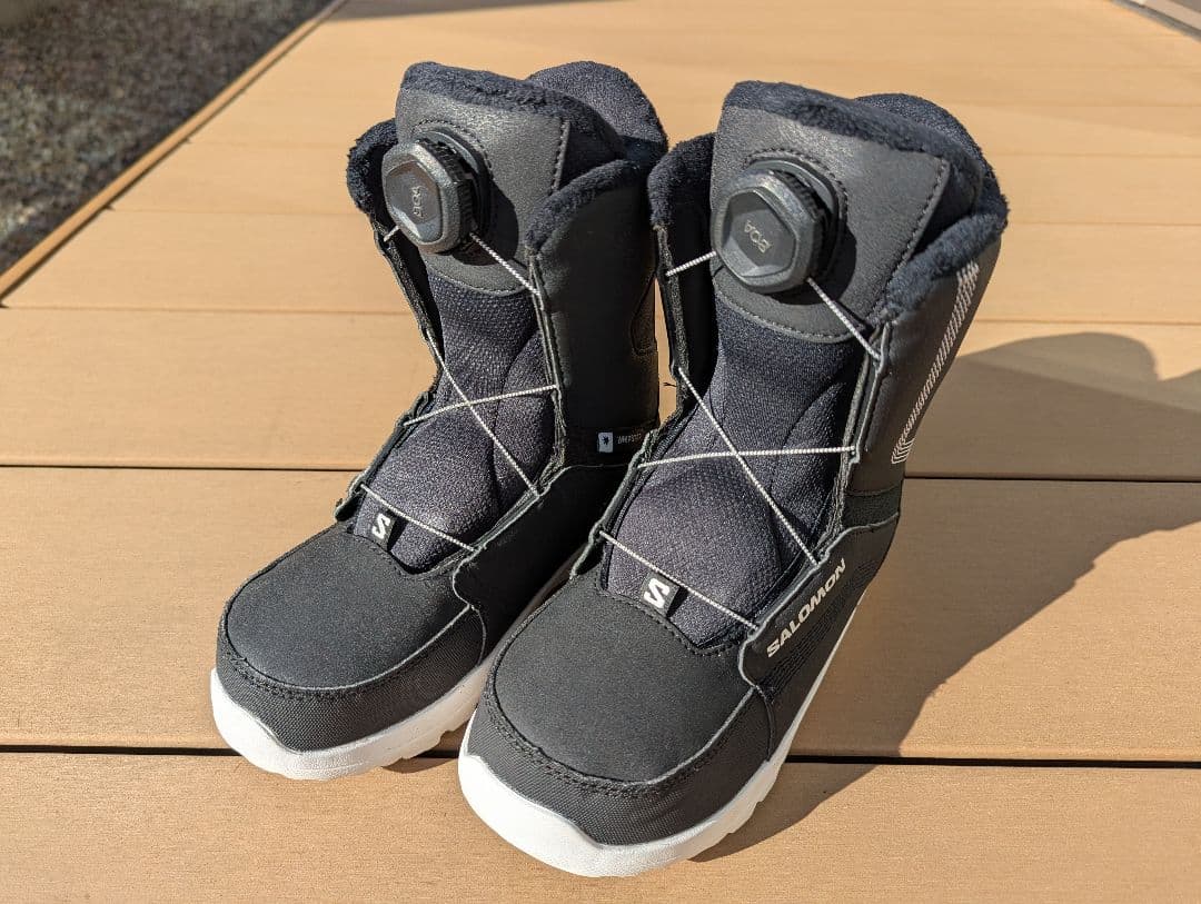 SALOMON WHIPSTER BOA 子供用スノーボードブーツ 22cm