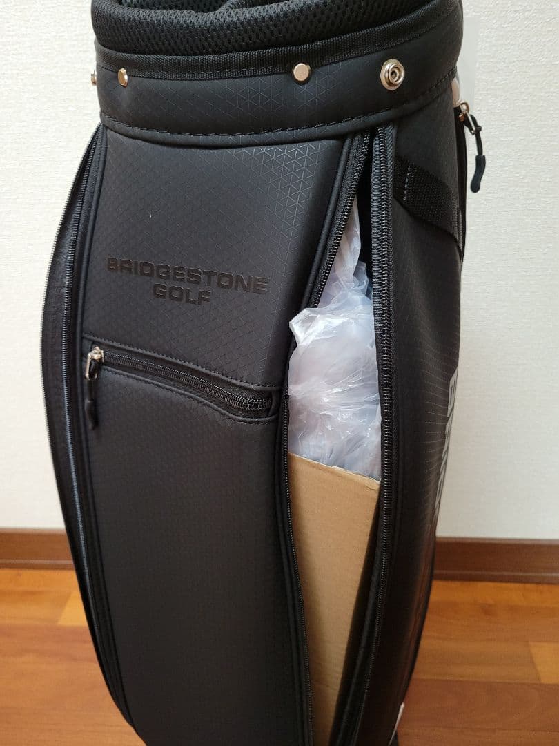 新品　ブリヂストン 軽量 CB2524 BK(黒) キャディバッグ 2025年
