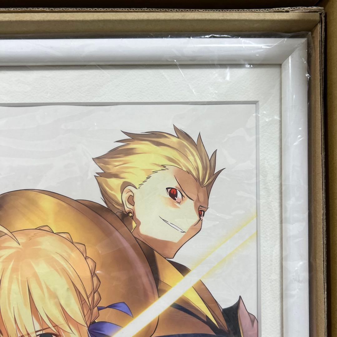 ニュータイプ30周年記念グッズ　Fate/Zero 10色刷り額装複製原画2