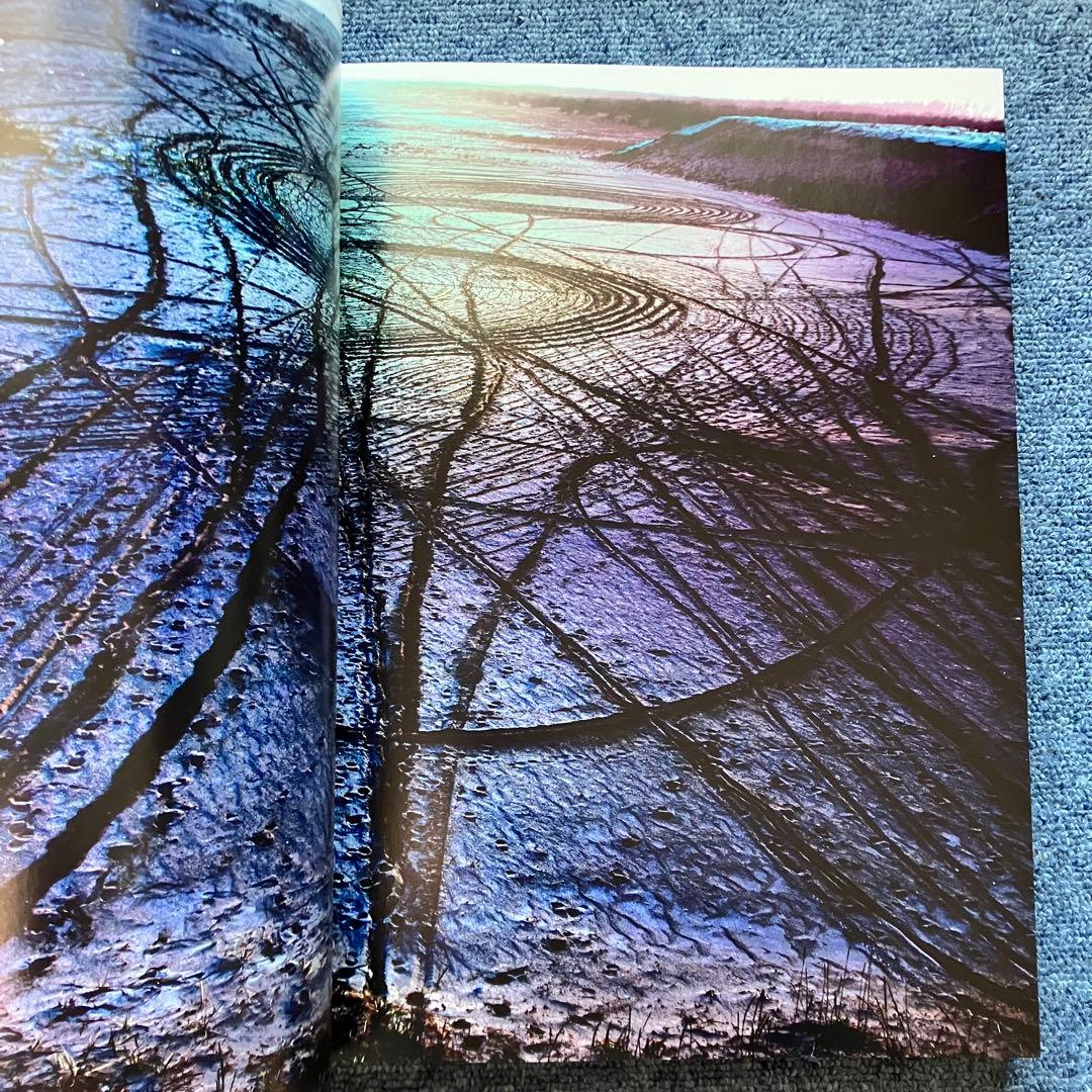 志賀理江子 『螺旋海岸』 サイン入 展覧会フライヤー 付　lieko shiga