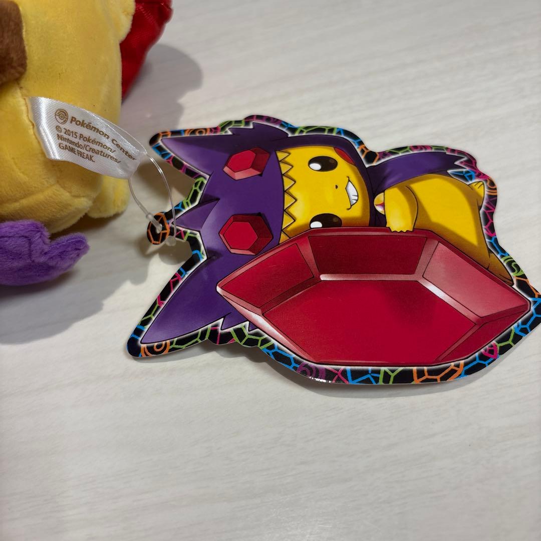 ポケモンセンター ぬいぐるみ メガヤミラミのポンチョを着たピカチュウ