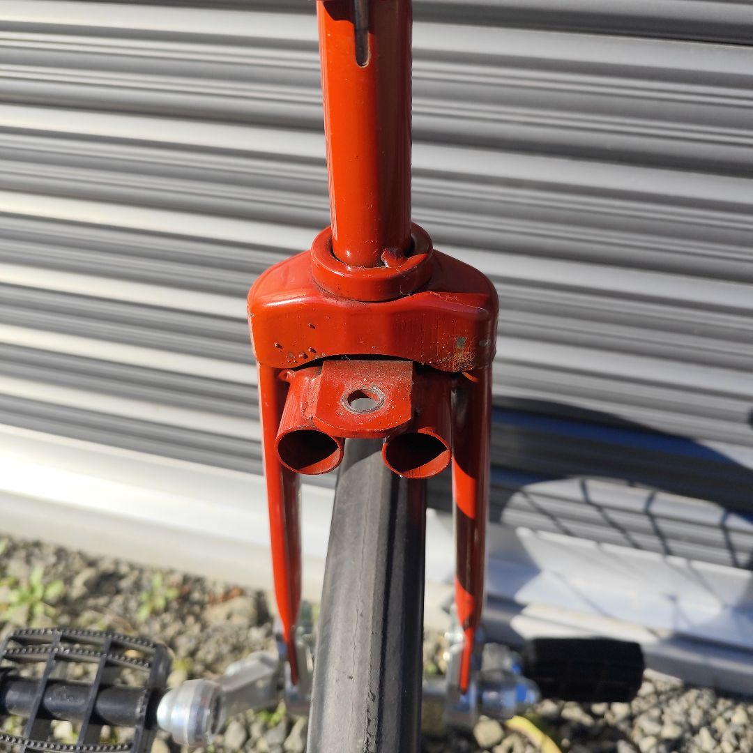 レア 珍品 補助輪付き １輪車 いちりんしゃ 赤