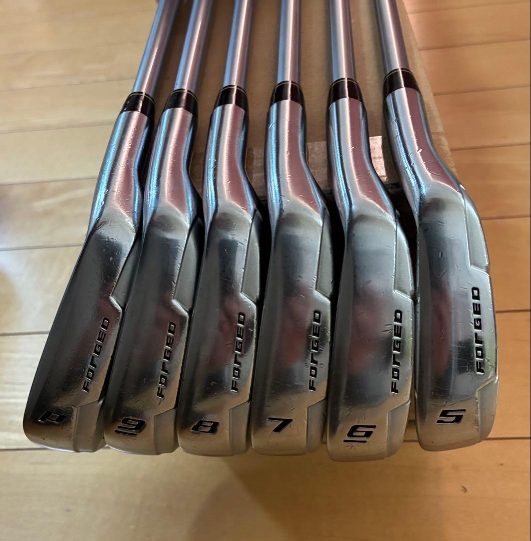 【最終価格】ナイキ　マッハスピードフォージドアイアン　6本　純正カーボン