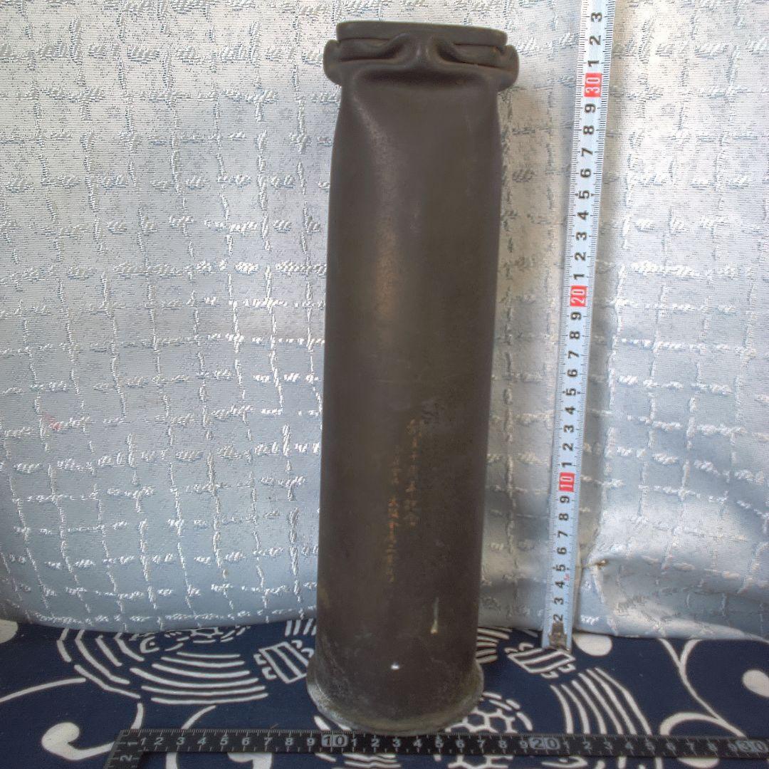 骨董４ シンプルなブラウン花瓶 高さ約30cm