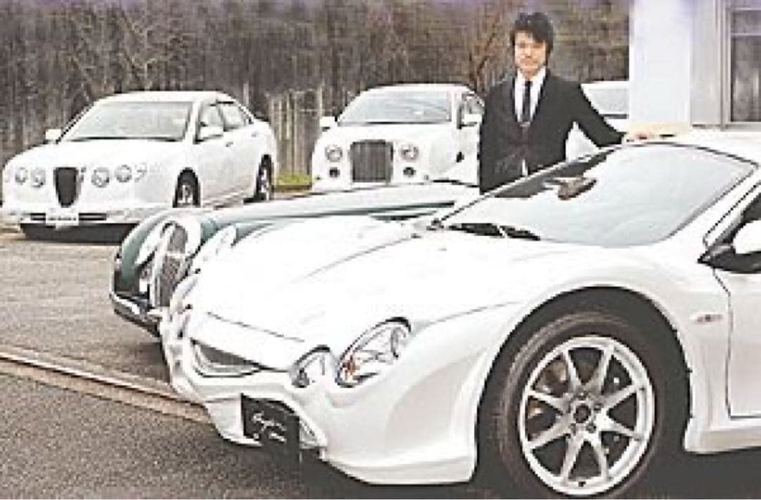 【レア】光岡自動車デザイナー青木孝憲　直筆サイン&オロチイラスト