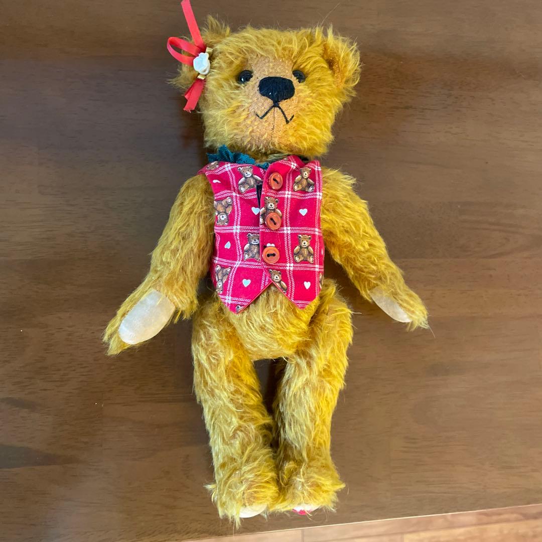 イギリス☆コッツウォルズ☆作家物　ハンドメイド　テディベア