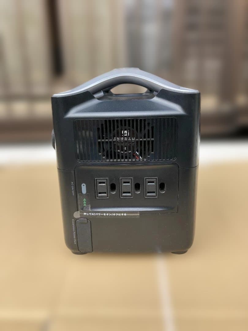ECOFlOWポータブル電源 ブラック