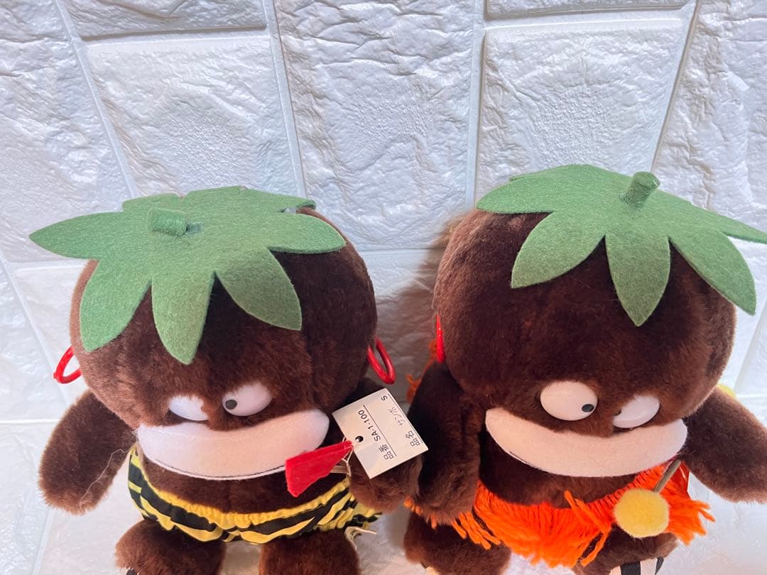 昭和レトロ ぬいぐるみ サンリオ サンボ＆ハンナ ビビンバ クロンボ 希少 レア