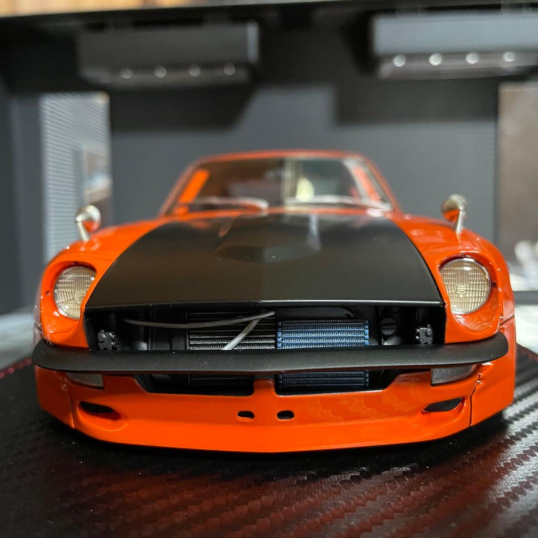 激レア！新品イグニッションモデル 1/18 PANDEM S30 Z オレンジ❷