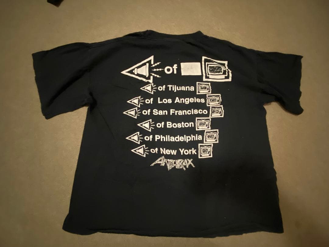 Anthrax Tシャツ XLサイズ