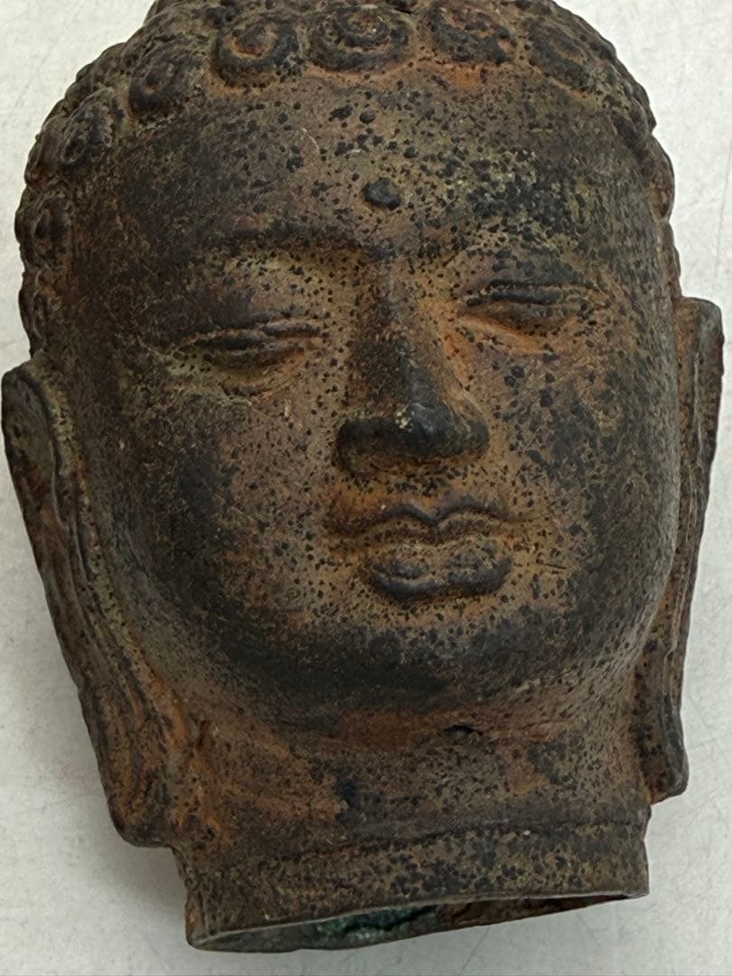 銅製　佛頭　阿弥陀如来　仏教美術　送料込み260121