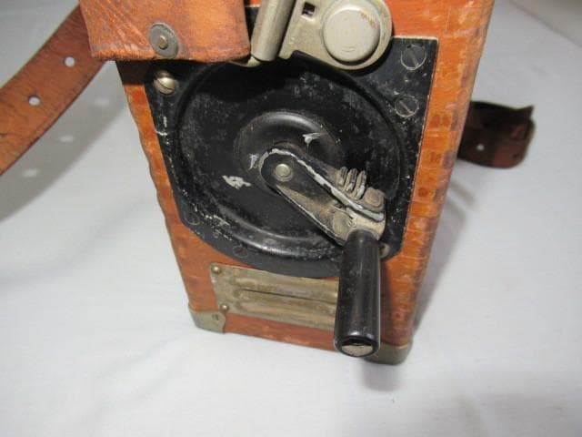 希少国鉄放出品1960年製 木箱入◆八王子通信区甲通支 携帯電話機 沖電気工業製