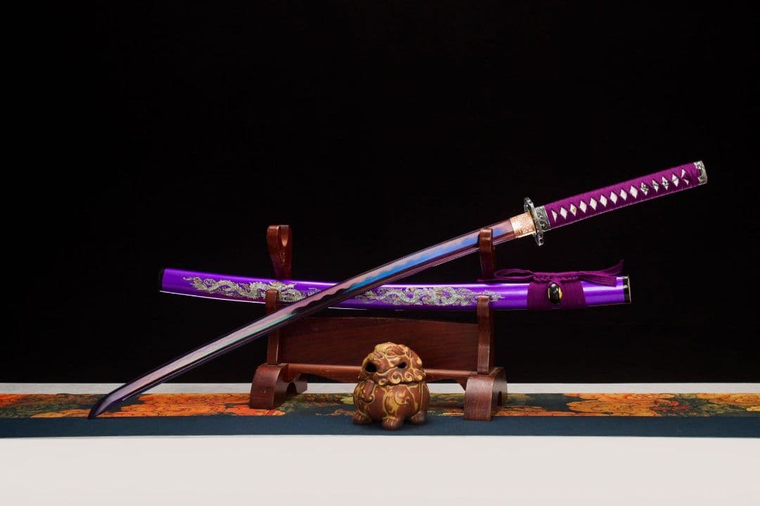 1045-武具 刀装具 日本刀　模造刀 居合刀 武士道 武蔵 鑑賞用 手鍛造打