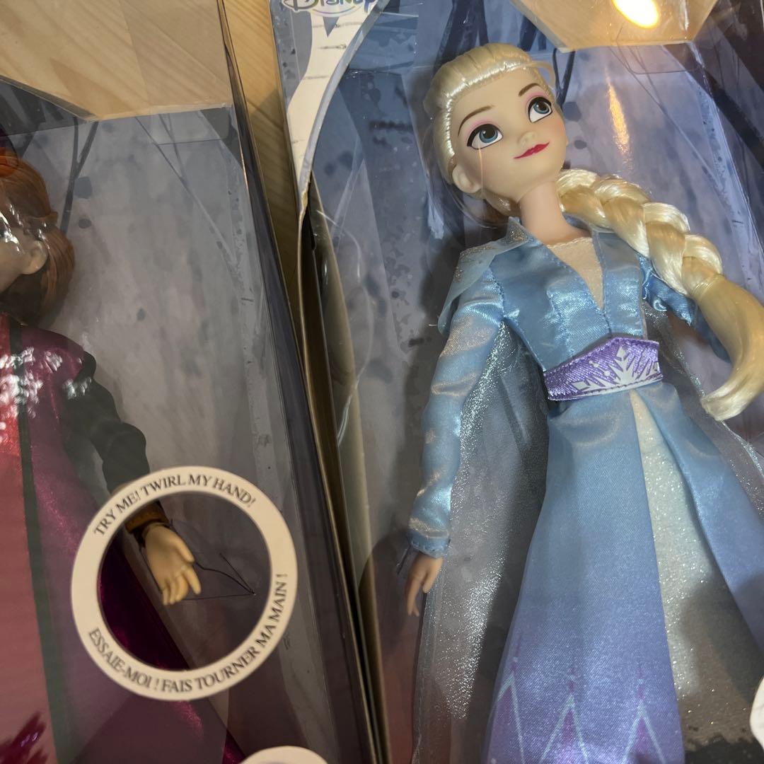 ディズニープリンセス人形アナ雪エルサアナ人形シンギングドール未開封