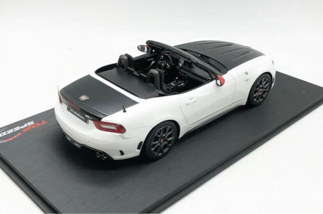 D*e様 TOP SPEED アバルト 124 SPIDER 1/18 ミニカー