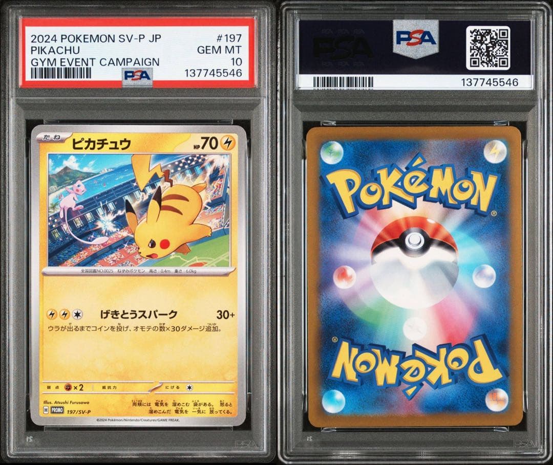 PSA10 ピカチュウ　連番　ジム PROMO プロモ リザードン ミュウ