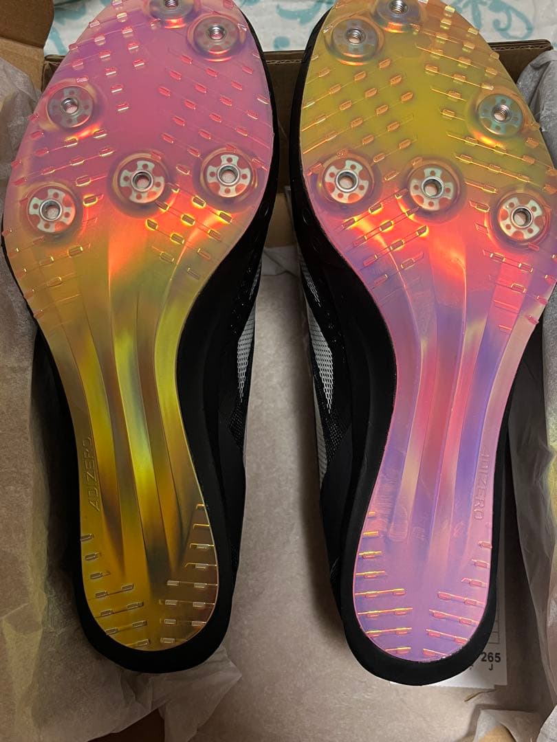 adizero prime sp2ブラック　26.5センチ 新品未使用