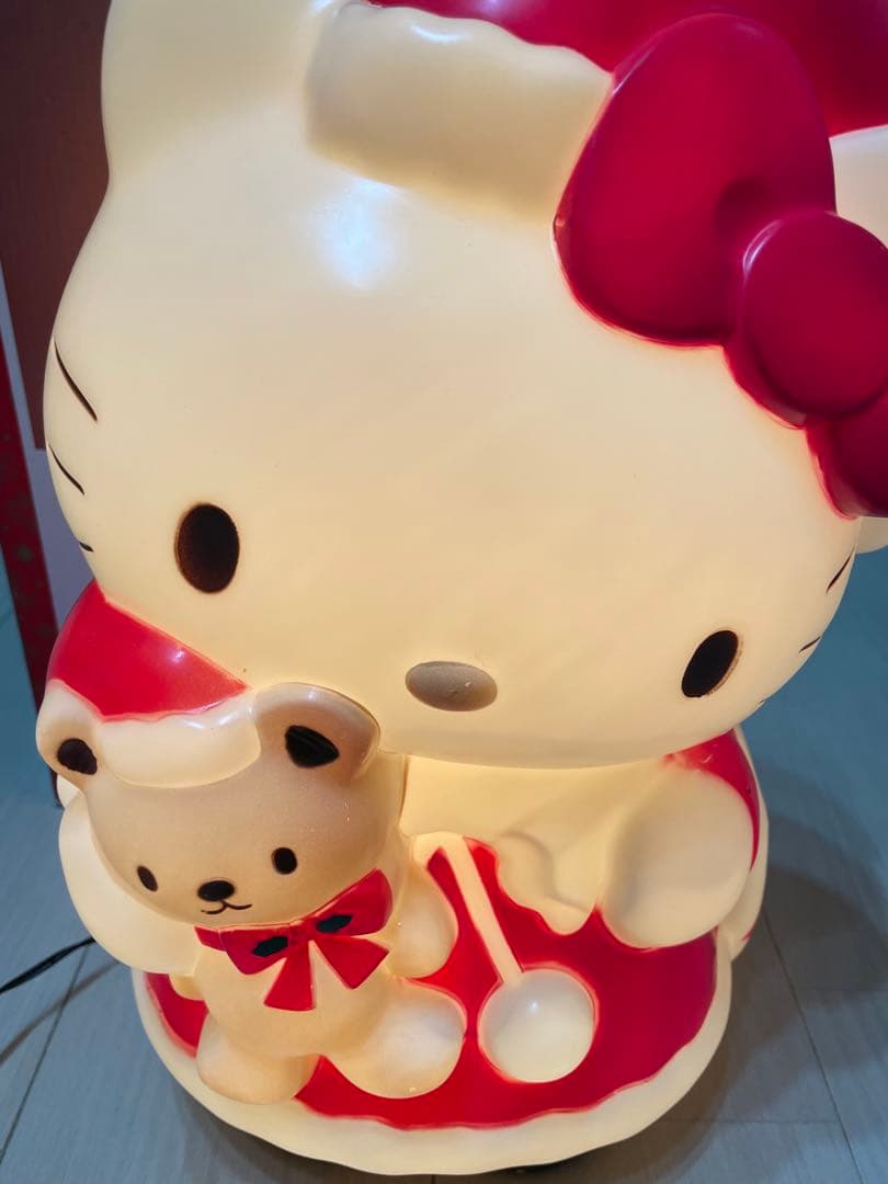 ハローキティ クリスマスサンタ ライト付き KTブローライト サンリオ