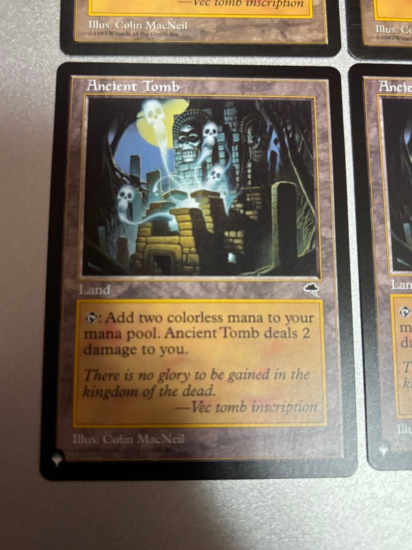 MTG Ancient Tomb 古えの墳墓 4枚セット 英語版