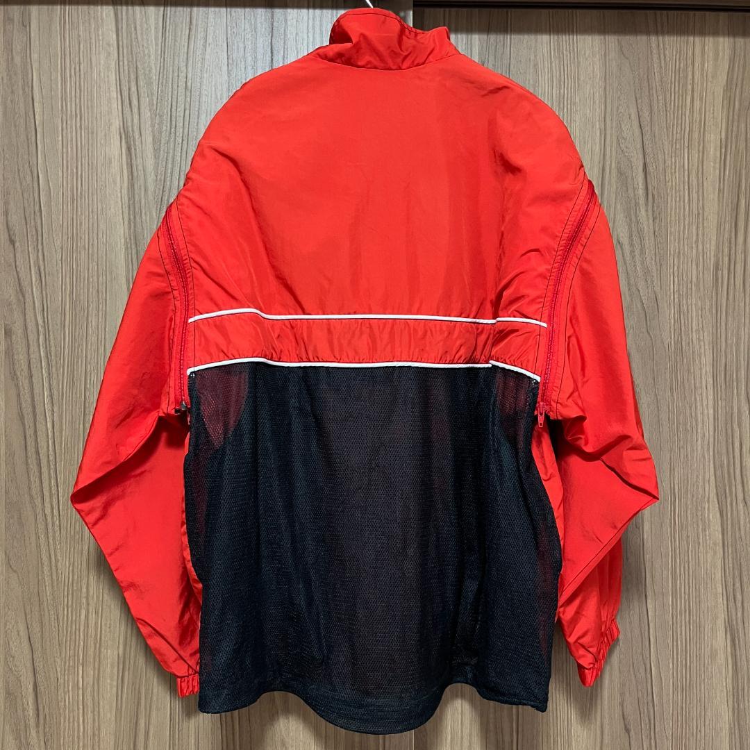 希少 90s ナイキ アガシモデル 2WAY ジャケット ベスト 赤 L相当美品