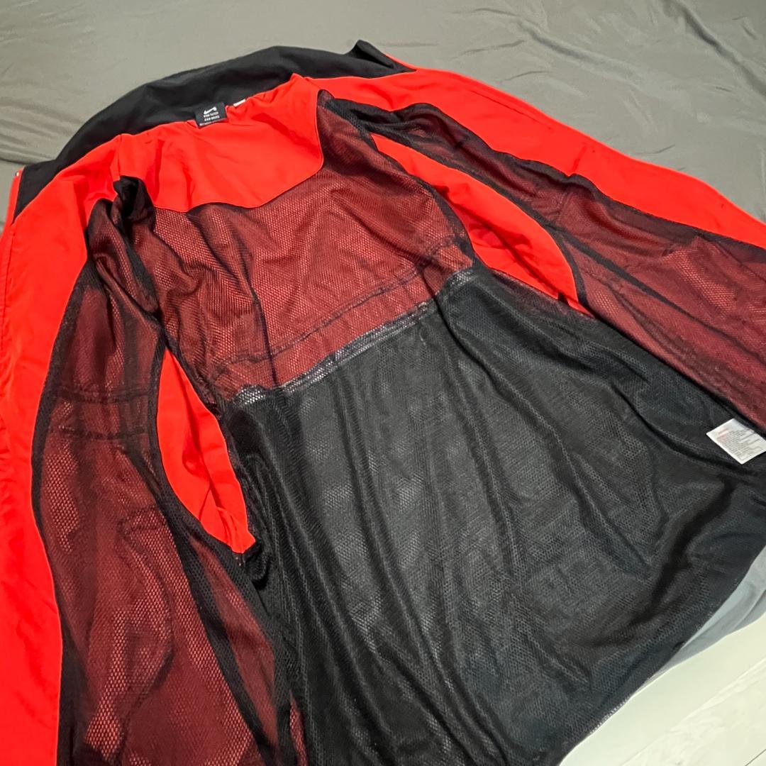 希少 90s ナイキ アガシモデル 2WAY ジャケット ベスト 赤 L相当美品